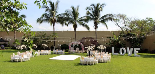 Jardón para Fiestas en Acapulco Diamante